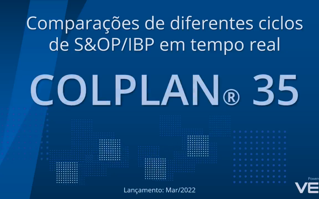Release 35 da plataforma de S&OP/IBP COLPLAN